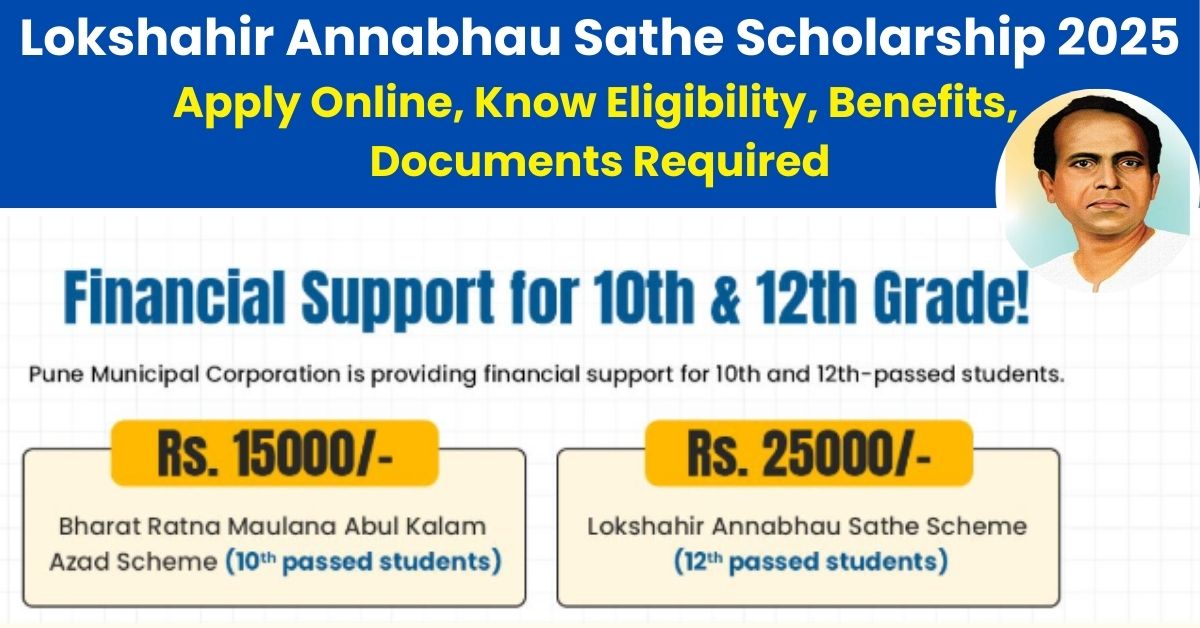 Lokshahir Annabhau Sathe Scholarship 2025: A Ray of Hope for Deserving Students